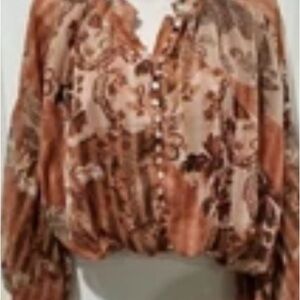 Elegant Floral Women's Blouse